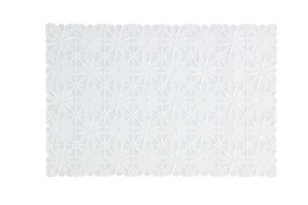 Tischset Alesia Spitzenoptik EVA 30/45 cm weiß