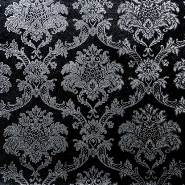 Tischset Polyline Ornament schwarz 30/43 cm