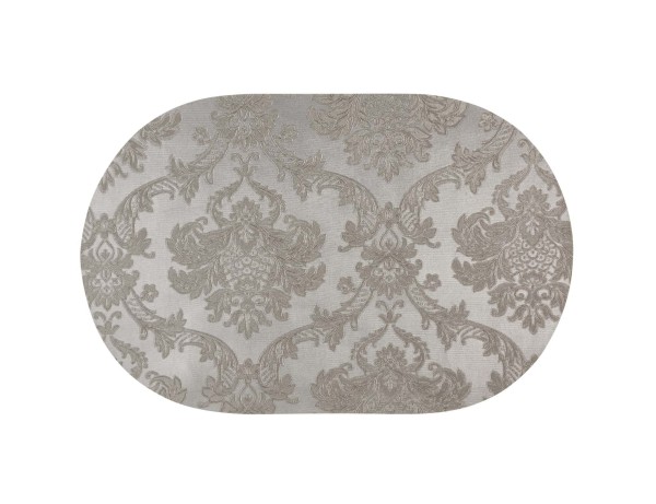 Tischset Polyline Ornament silber 30/43, oval*